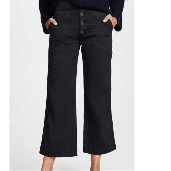 AG Etta Workwear High Waist Wide Leg Crop Pants - Picture 2 of 13
